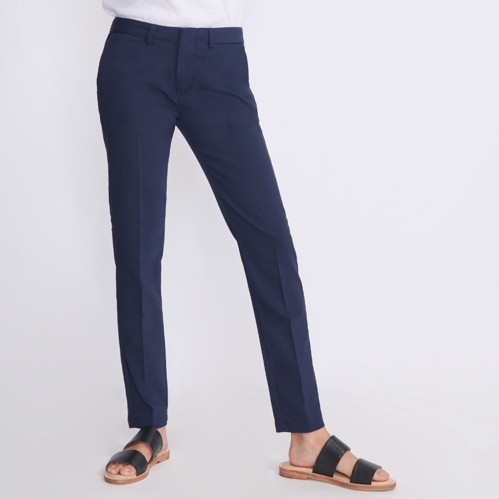 Victorias Secret Classic Slim Cigarette Pants Navy Blue Women's Size 6 NWOT